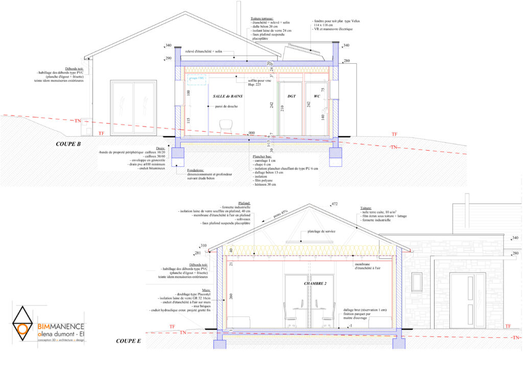 Olena Dumont Architecte Architecture Design Conception 3D Bim modeling Permis de construire 71