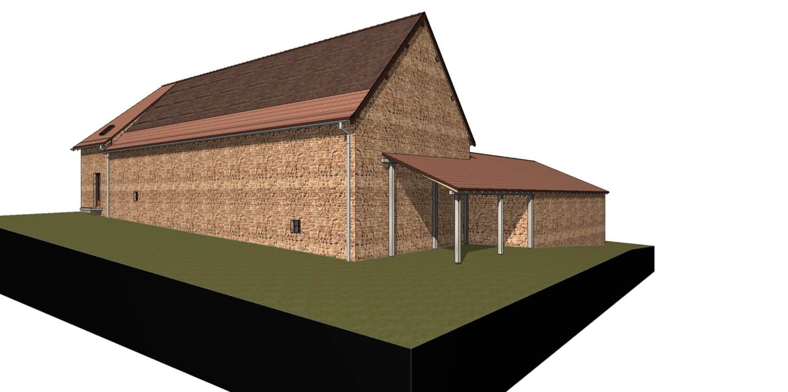 3 Etat des lieux Conception 3D BIMManence Olena Dumont Architecte concept projet bim modeling design dépôt permis de construire