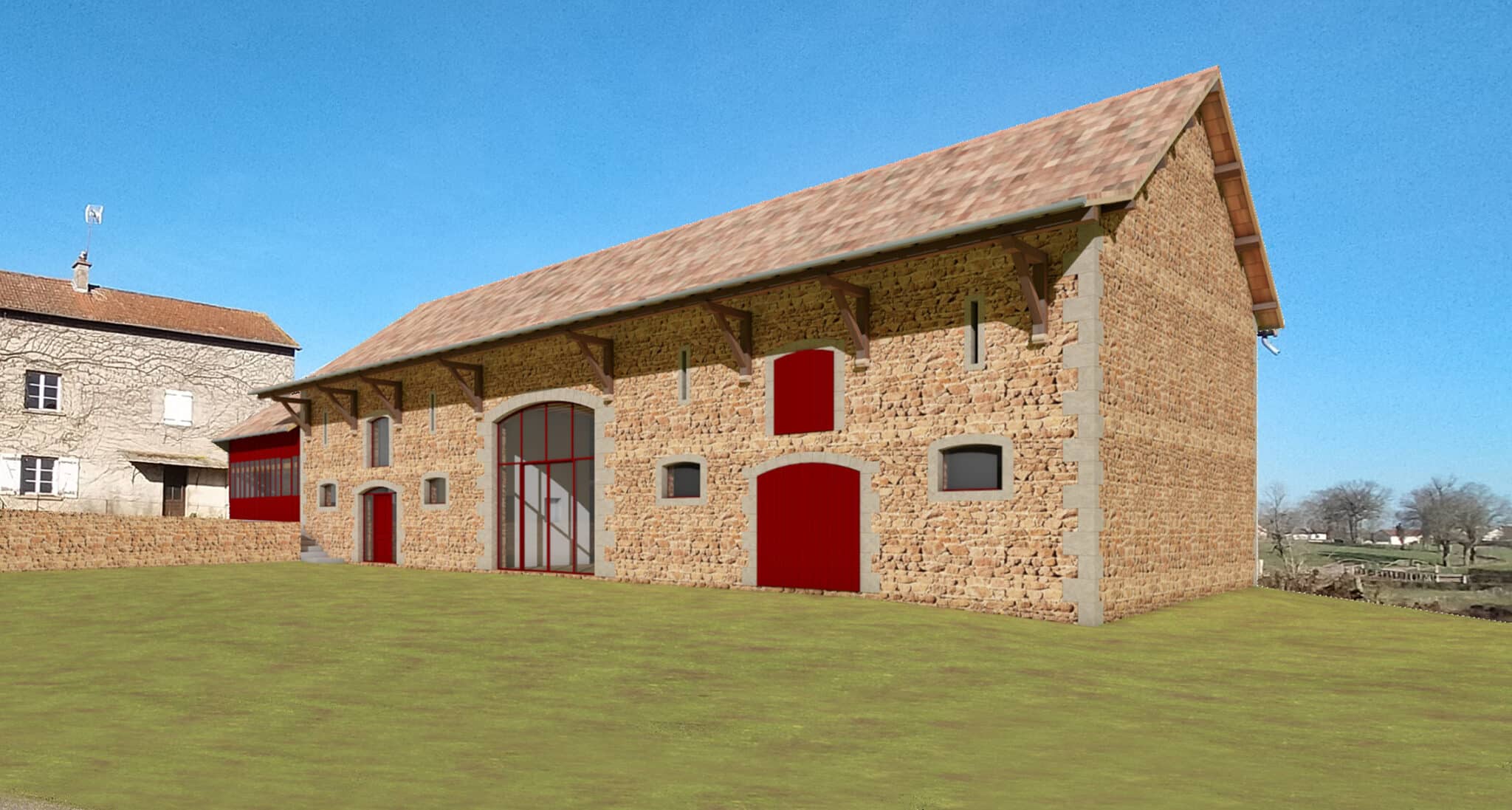 4 - après BimManence Olena Dumont Architecte Architecture Design Conception 3D Bim modeling Permis de construire 71