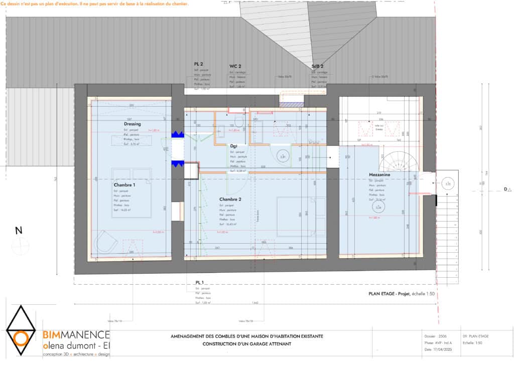avp 1 Olena Dumont Architecte Architecture Design Conception 3D Bim modeling Permis de construire 71 BimManence Mission avant projet