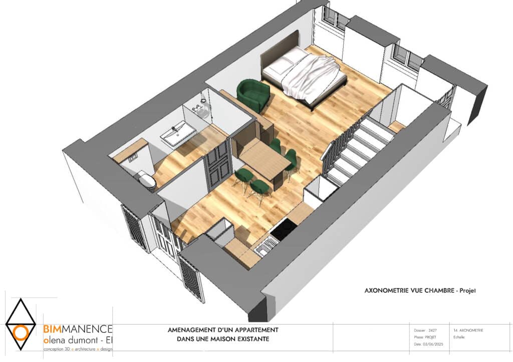 avp 18 Olena Dumont Architecte Architecture Design Conception 3D Bim modeling Permis de construire 71 BimManence Mission avant projet