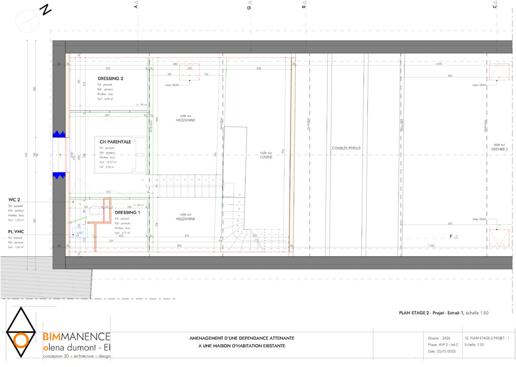 avp 9 Olena Dumont Architecte Architecture Design Conception 3D Bim modeling Permis de construire 71 BimManence Mission avant projet